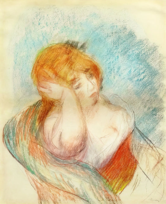 By the Water: Renoir's Aquatic Masterpieces and the Impressionist Vision - Seated Woman by Pierre-Auguste Renoir