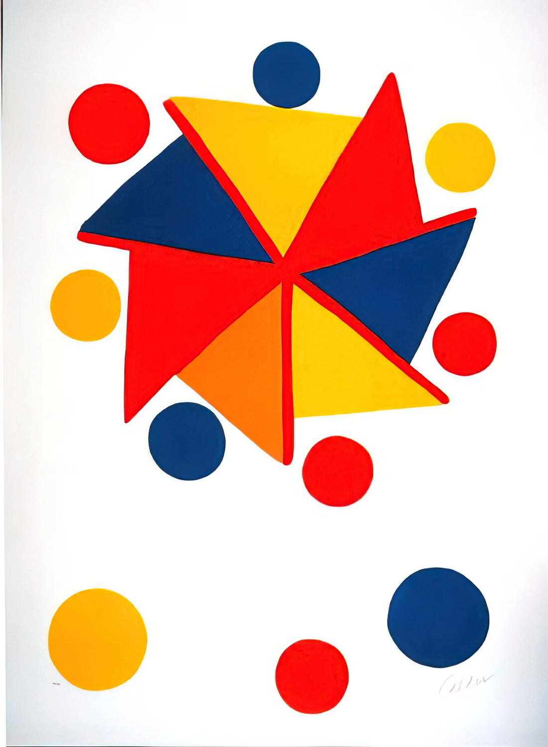 Calder 61 Painting: The Masterpiece That Redefined Modern Sculpture - UNTITLED 1970 by Alexander Calder