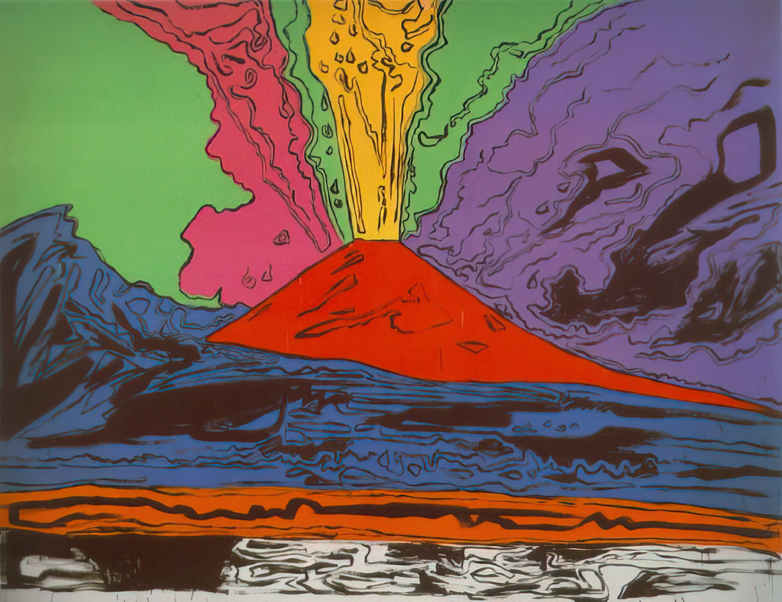 Campbell's Soup Art Print: The Iconic Pop Art Legacy of Andy Warhol - Vesuvius by Andy Warhol