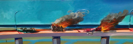 Carlos Almaraz: The Visionary Chicano Artist Who Defined a Movement - Longo Crash - 1982 by Carlos Almaraz