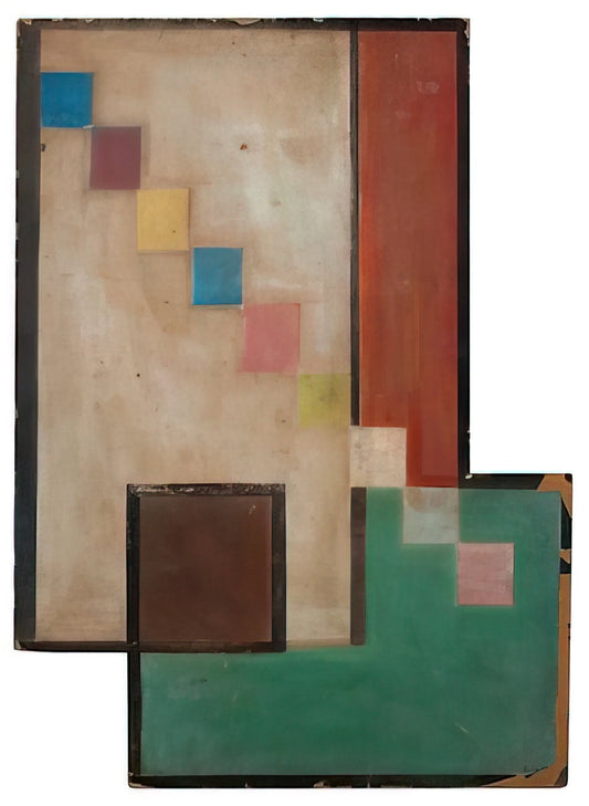 Carmelo Arden Quin Posters: Exploring the Legacy of a Concrete Art Pioneer - Diagonel des Carrès - 1936 by Carmelo Arden Quin