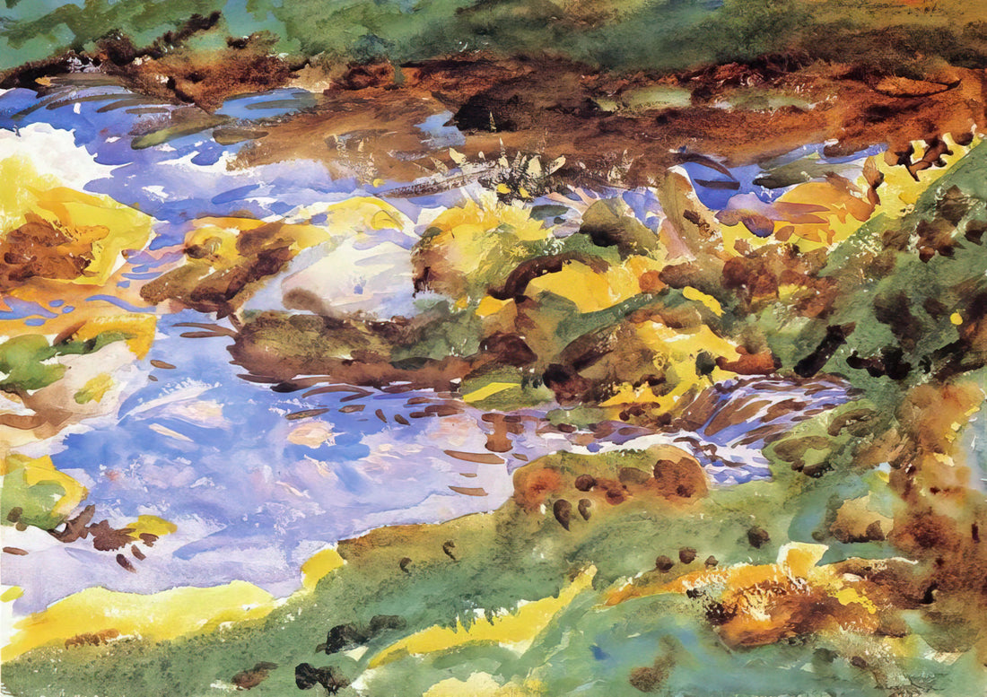 Carnation Lily Lily Rose Poster: John Singer Sargent's Masterpiece of Nocturnal Beauty - The Alps Val D'Aosta, Purtud by John Singer Sargent