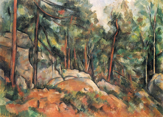 Cezanne Hortense: The Enduring Muse Who Defined Modern Portraiture - In the Forest by Paul Cézanne