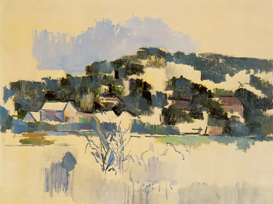Cézanne Paintings at Musée d'Orsay: A Curator's Guide to the Master's Legacy - Houses on the Hill by Paul Cézanne