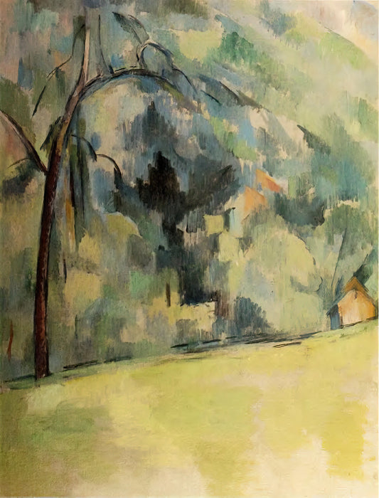Cezanne River Painting: The Artist's Revolutionary Approach to Water and Landscape - Morning in Provence by Paul Cézanne