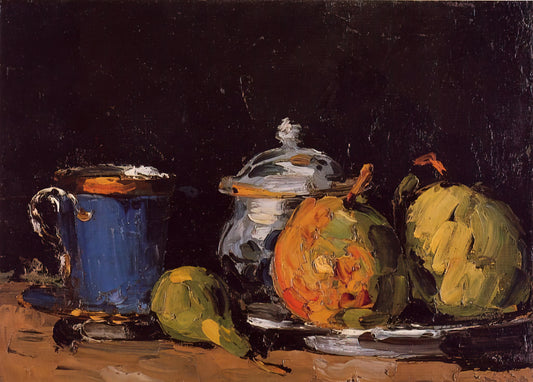 Cézanne at the Met: A Curator's Guide to the Master's Works in New York - Sugar Bowl, Pears and Blue Cup by Paul Cézanne