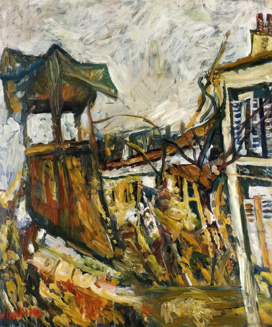 Chaim Soutine & Amedeo Modigliani: The Tumultuous Friendship That Shaped Modern Art - PARISIAN SUBURB by Chaim Soutine