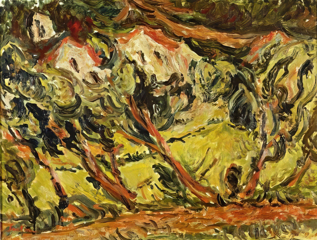 Chaim Soutine: The Tormented Genius of Expressionism - CERET LANDSCAPE 1 by Chaim Soutine
