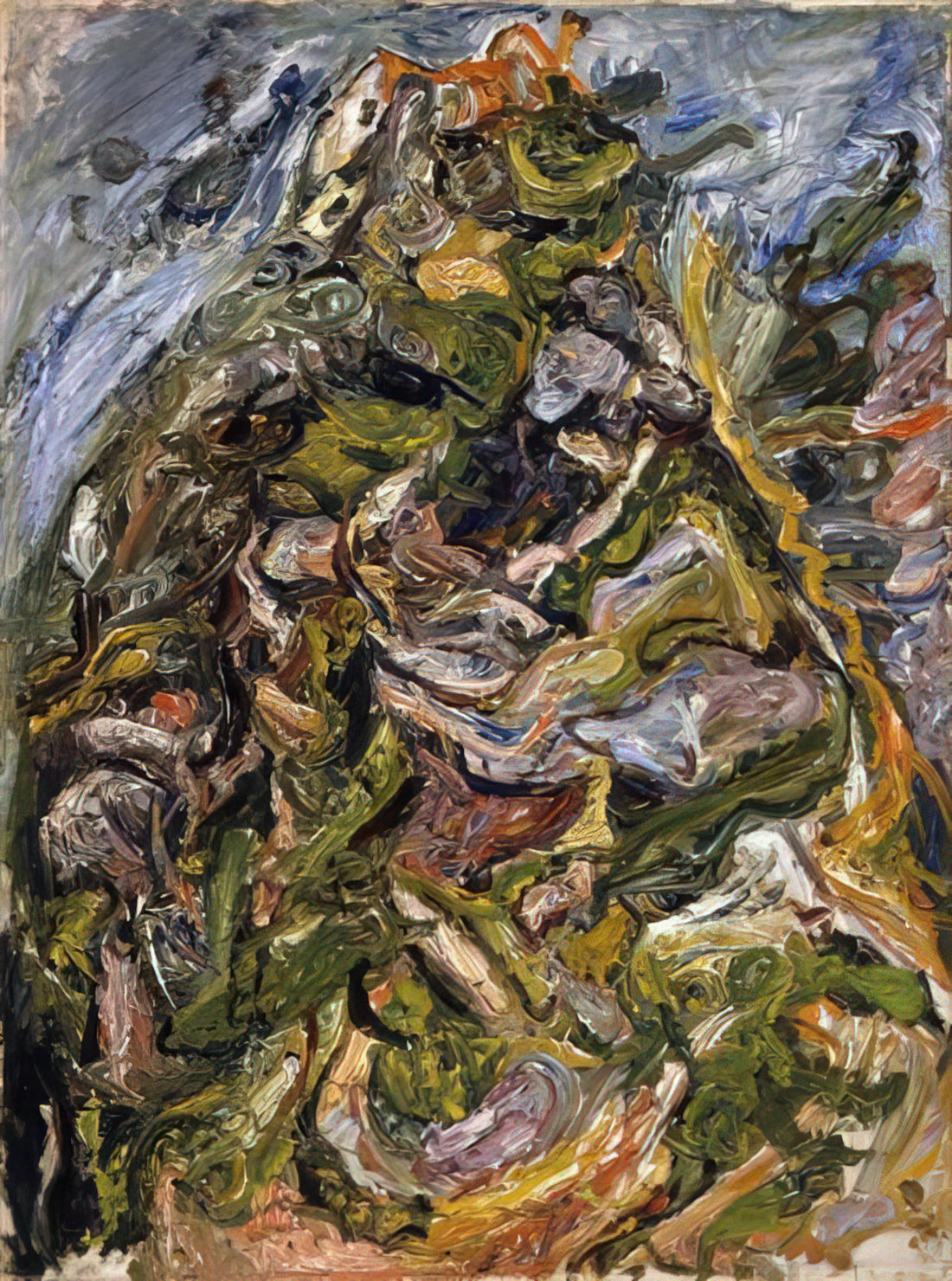 Chaim Soutine: The Tormented Genius of Expressionist Painting - HILL AT CERET 1921 by Chaim Soutine