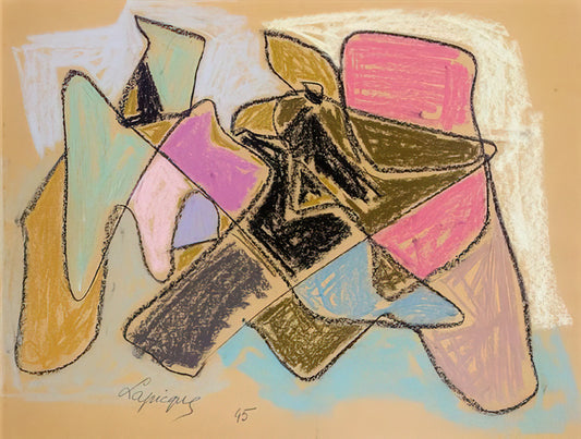 Charles Lapicque Canvas: The Vibrant Legacy of a French Modernist Master - Untitled - 1945 by Charles Lapicque