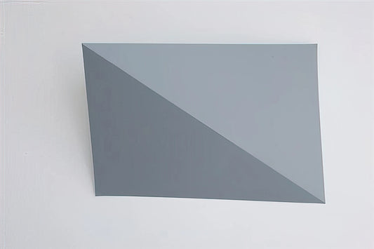 Charlotte Posenenske Reproduction: Understanding the Minimalist Pioneer's Legacy in Art Prints - Three-Dimensional Picture diagonal folding - 1966 by Charlotte Posenenske