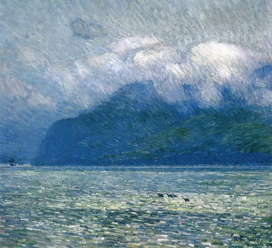 Childe Hassam: The American Impressionist Who Captured Light and Modernity - The Silver Veil and the Golden Gate by Childe Hassam