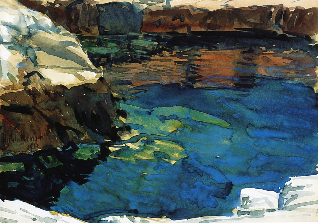 Childe Hassam's The Goldfish Window: An American Impressionist Masterpiece - The Cove by Childe Hassam