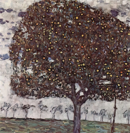 Church in Cassone: A Masterpiece of Austrian Expressionism by Egon Schiele - APPLE TREE II by Gustav Klimt