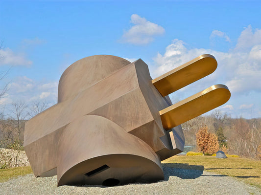 Claes Oldenburg Outdoor Sculptures: Monumental Playfulness in Public Art - PLUG 1970 by Claes Oldenburg