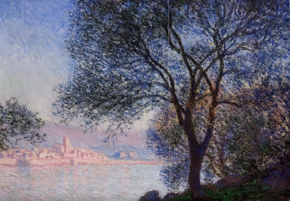 Claude Monet Famous Impressionist Paintings: A Curator's Guide to His Masterpieces - Antibes Seen from the Salis Gardens 02 by claude monet