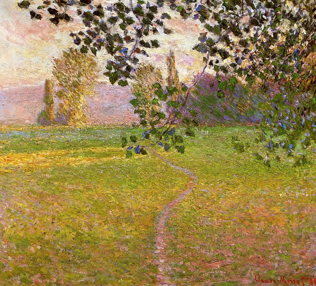 Claude Monet Framed Art: A Curator's Guide to Displaying Impressionist Masterpieces - Morning Landscape, Giverny by claude monet