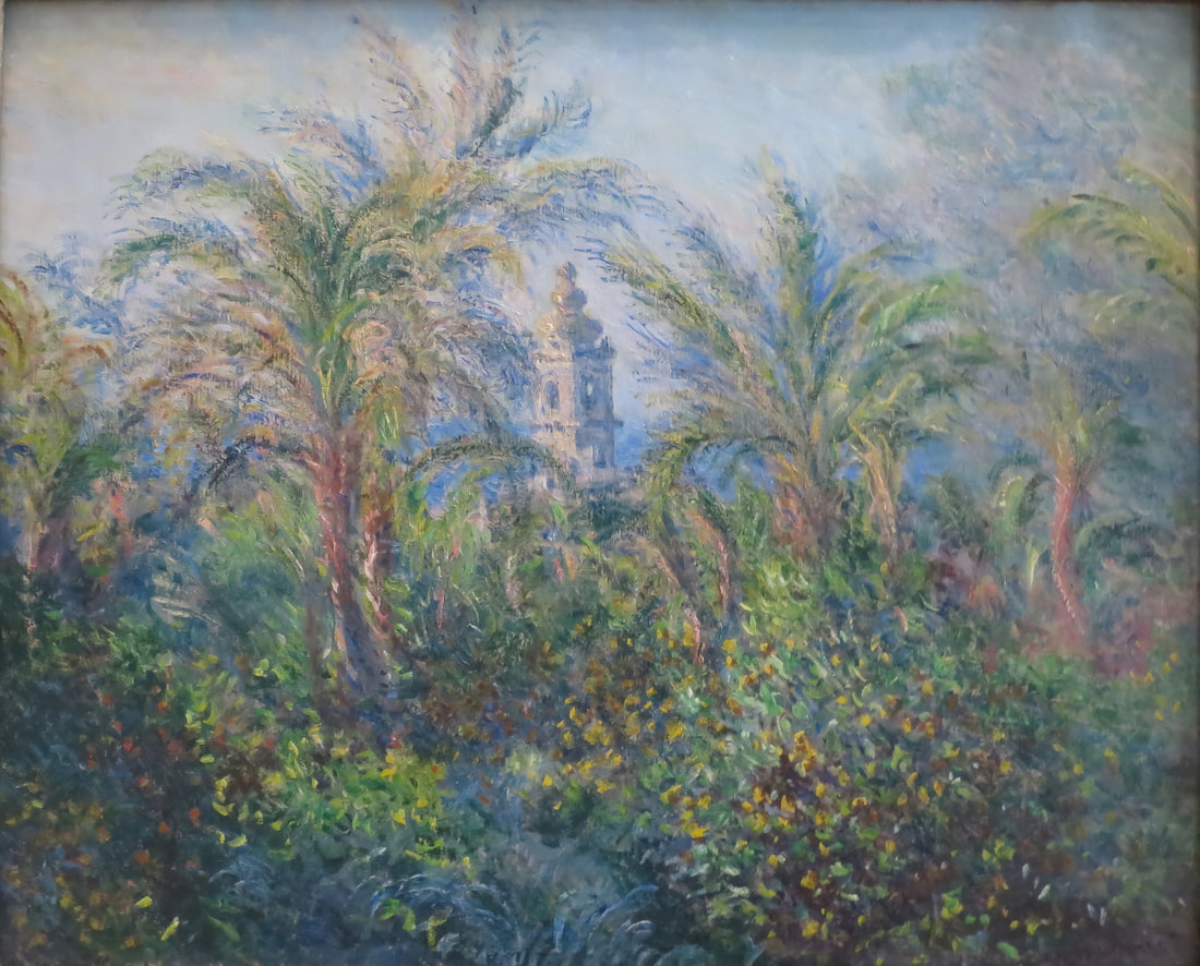Claude Monet Japanese Prints: How Ukiyo-e Transformed Impressionism - Garden in Bordighera, Impression of Morning by claude monet