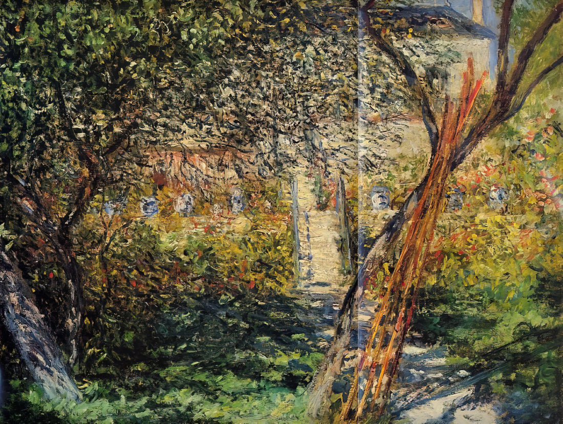 Claude Monet Prints Framed: A Curator's Guide to Museum-Quality Display - Garden at Vetheuil by claude monet