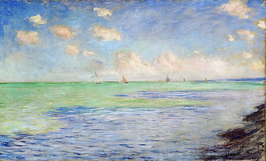 Claude Monet Prints: A Collector's Guide to Impressionist Masterpieces - The Sea at Pourville by claude monet