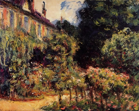 Claude Monet Reproductions: A Collector's Guide to Museum-Quality Art Prints - The Artist's House at Giverny by claude monet