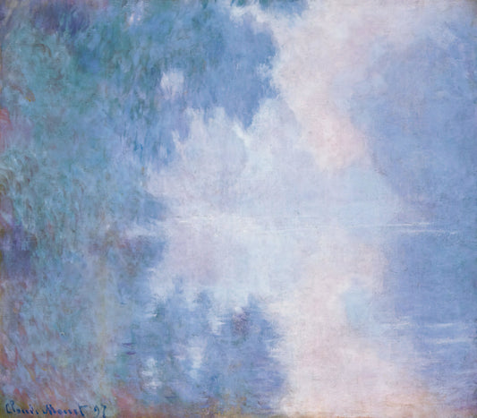 Claude Monet at MoMA: A Curator's Guide to the Impressionist Master's Legacy in New York - Morning on the Seine, Mist by claude monet
