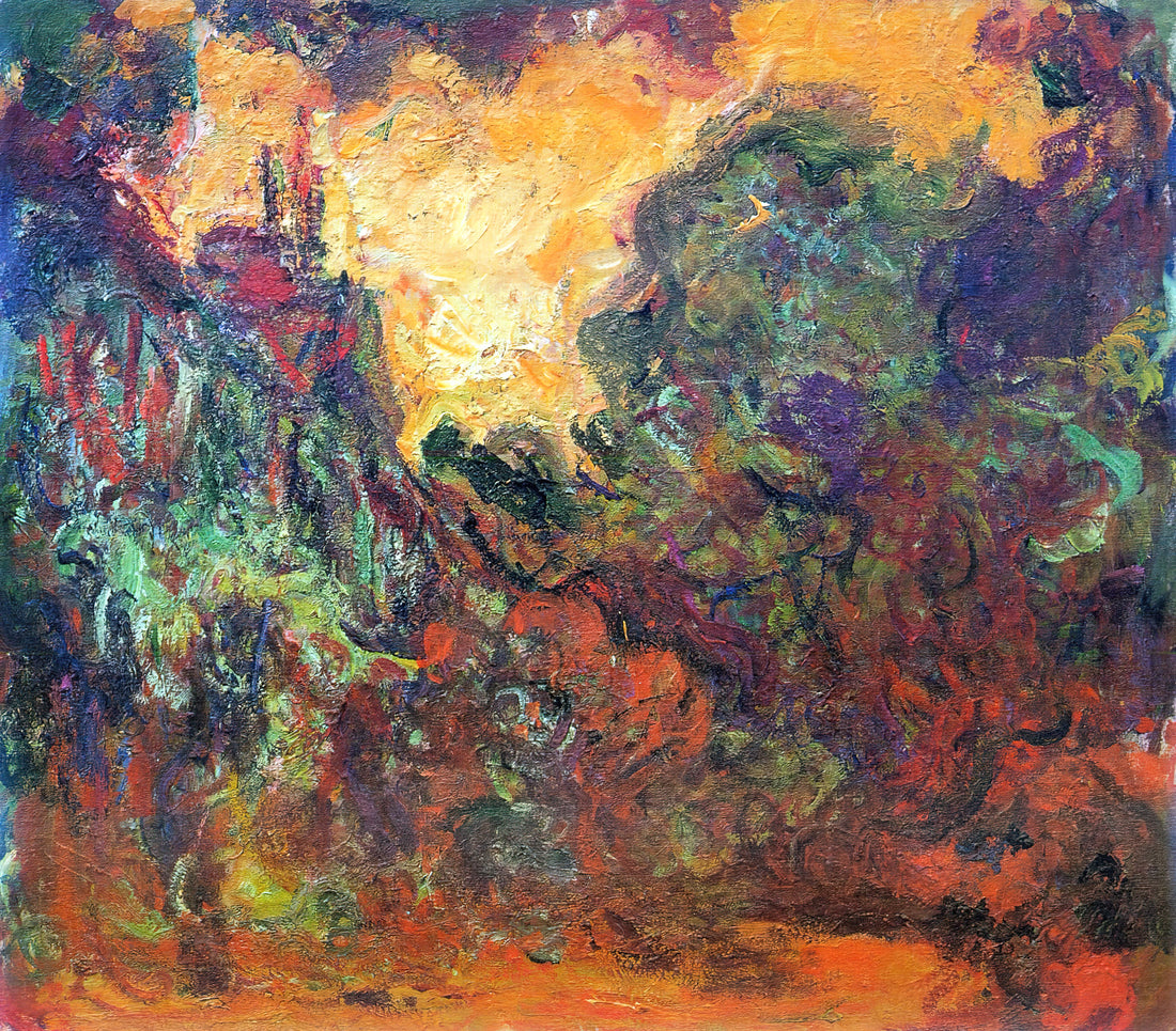 Claude Monet at the Louvre: The Artist's Early Influences and Museum Legacy - The Artist's House, View from the Rose Garden by claude monet
