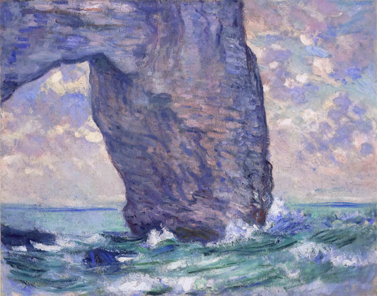 Claude Monet at the National Gallery: A Curator's Guide to His Masterpieces and Legacy - The Manneport, Seen from Below by claude monet