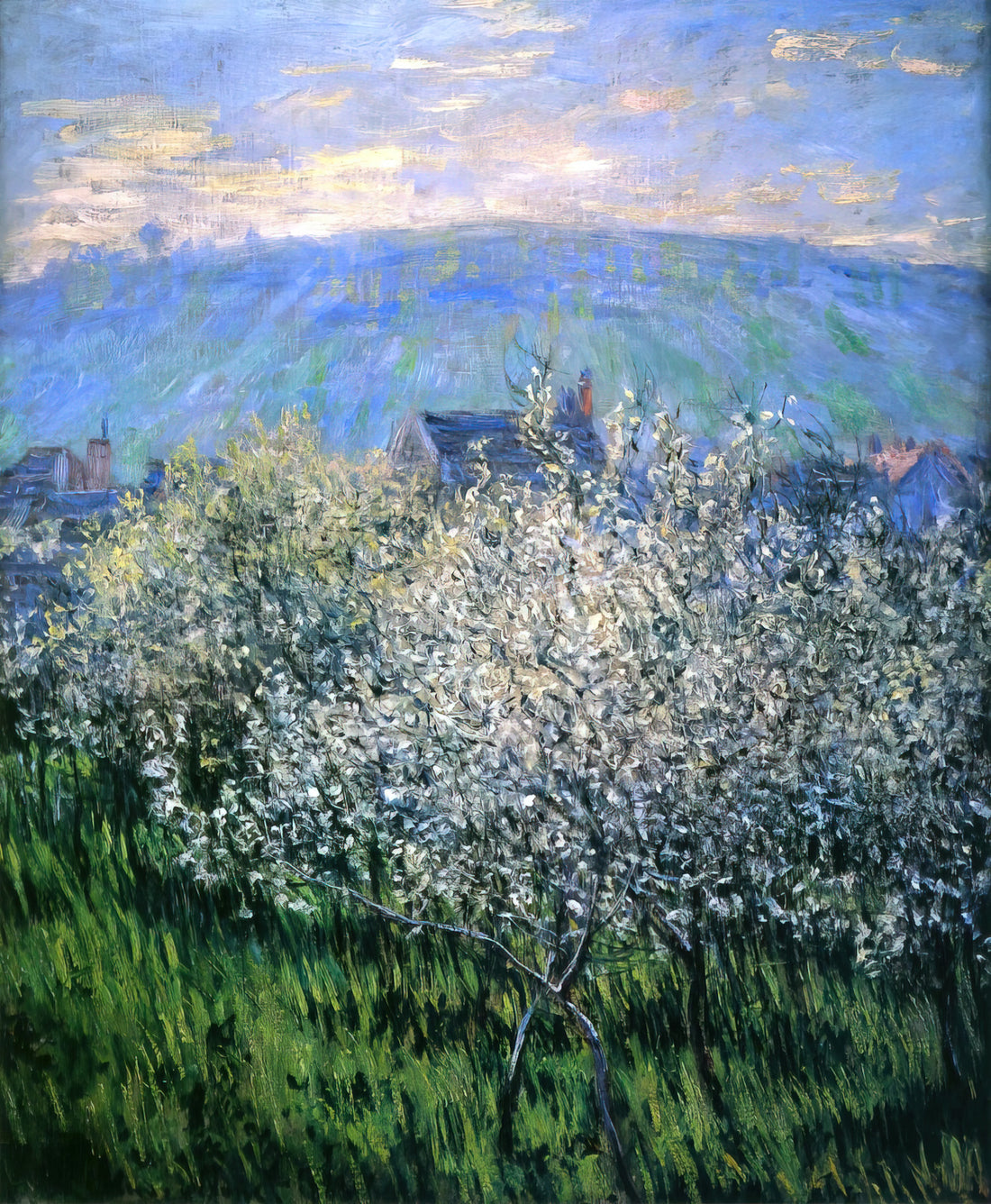 Claude Monet in Étretat: The Normandy Coast Through an Impressionist Lens - Plums Blossom by claude monet