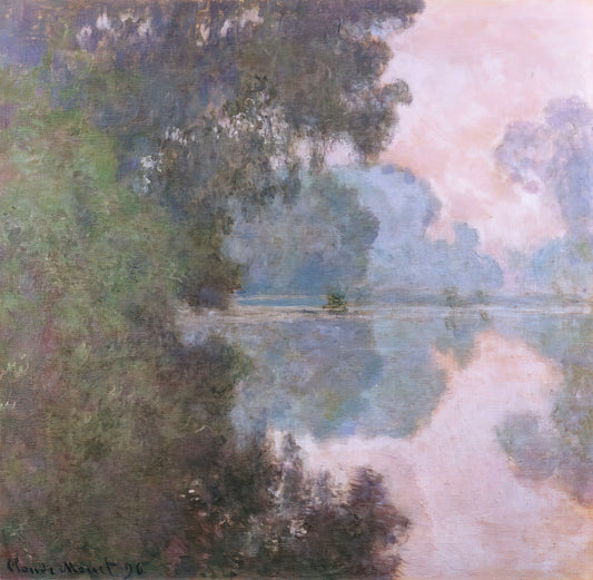 Claude Monet: The Master of Light, Impressionism, and Modern Vision - Morning on the Seine, near Giverny by claude monet