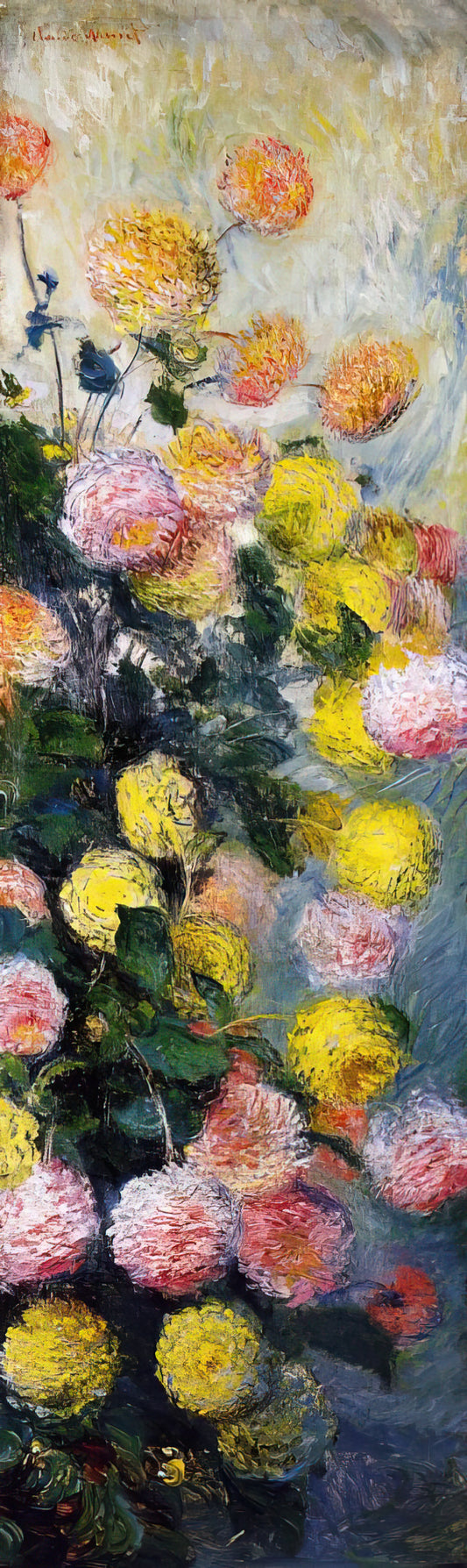 Claude Monet: The Visionary Impressionist Who Transformed Modern Art - Dahlias 2 by claude monet