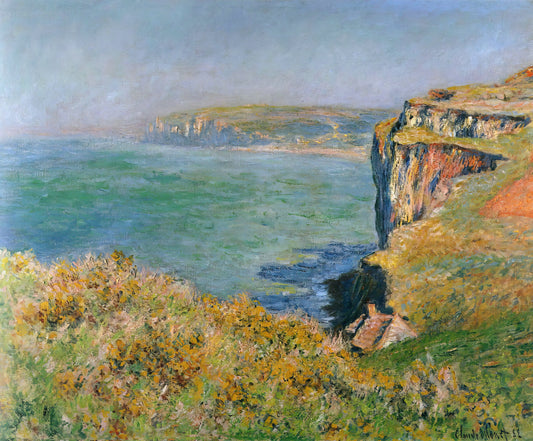Claude Monet's Garden: The Living Canvas That Inspired Impressionism's Master - Cliff at Grainval by claude monet