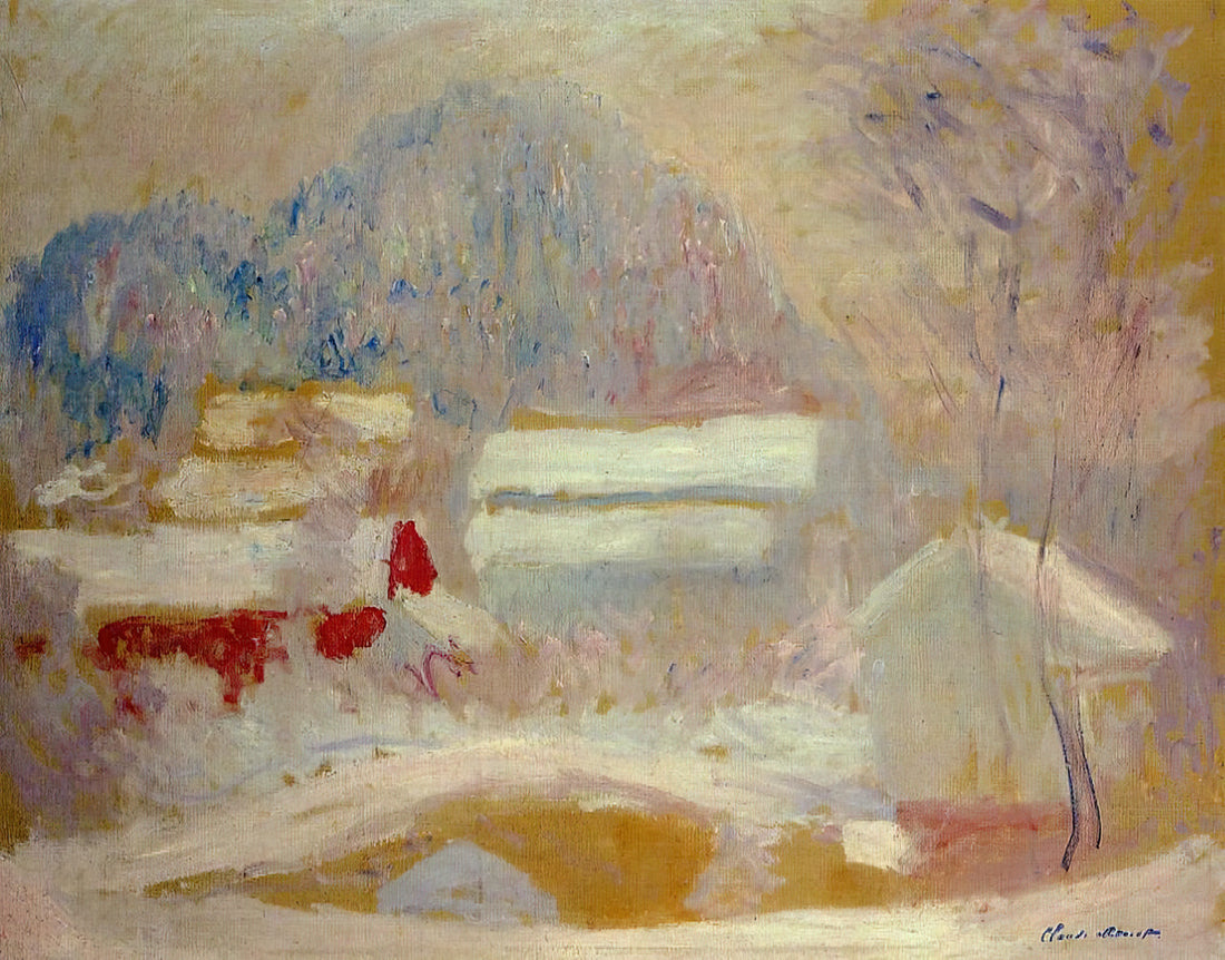 Claude Monet's Most Famous Painting: Water Lilies and the Legacy of Impressionism - Norwegian Landscape, Sandviken by claude monet