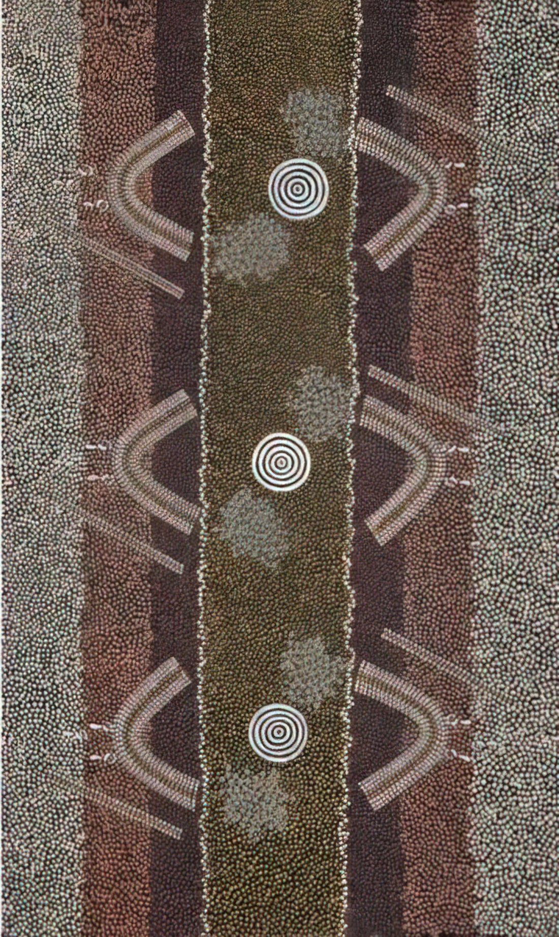 Clifford Possum Tjapaltjarri Prints: A Collector's Guide to the Master of Papunya Tula - Ground and Body Designs Used in Ceremonies at Arranki on Mt Allan Station - 1982 by Clifford Possum Tjapaltjarri