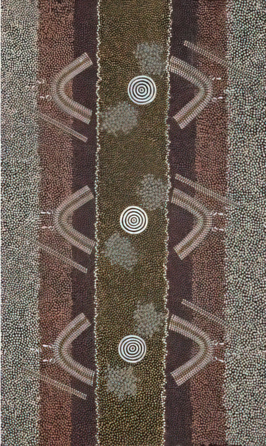 Clifford Possum Tjapaltjarri Prints: A Collector's Guide to the Master of Papunya Tula - Ground and Body Designs Used in Ceremonies at Arranki on Mt Allan Station - 1982 by Clifford Possum Tjapaltjarri
