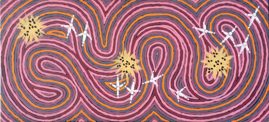 Clifford Possum Tjapaltjarri: The Visionary Artist Who Transformed Australian Aboriginal Art - Worm Dreaming - 1996 by Clifford Possum Tjapaltjarri