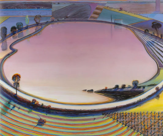 Crocker Art Museum Wayne Thiebaud: A Deep Dive into the Artist's Iconic Works and Legacy - Reservoir - 1999 by Wayne Thiebaud