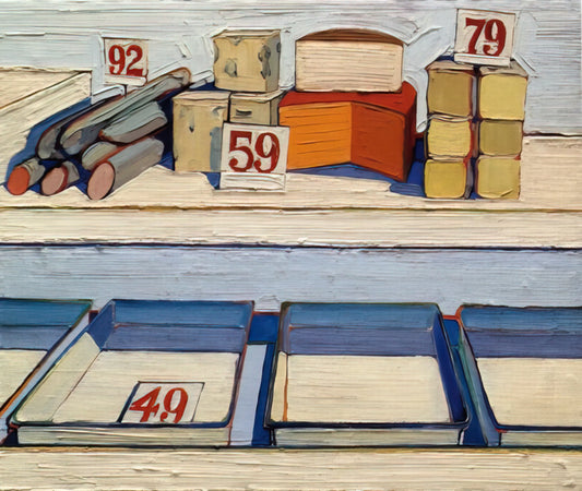 Crown Point Press & Wayne Thiebaud: The Master Printmaker's Graphic Legacy - Delicatessen Counter - 1962 by Wayne Thiebaud