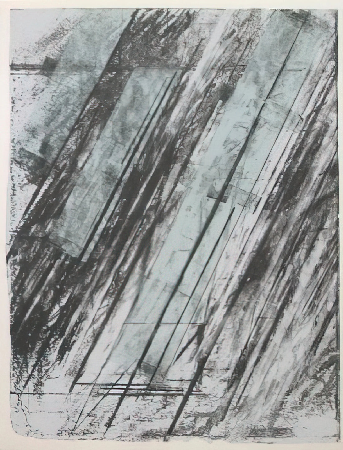 Cy Twombly Louvre Ceiling Painting: A Masterpiece of Modern Myth in the Classical Halls - Untitled  Bastian 38  by Cy Twombly