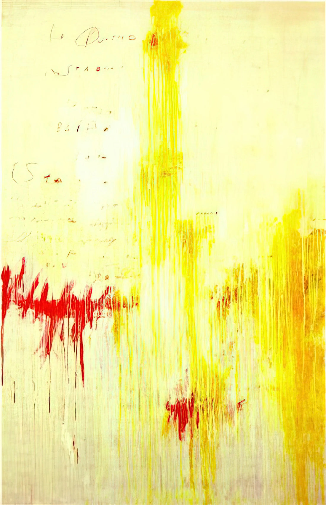 Cy Twombly Menil Collection: A Curated Journey Through the Artist's Poetic Universe - Quattro stagioni I. Estate by Cy Twombly