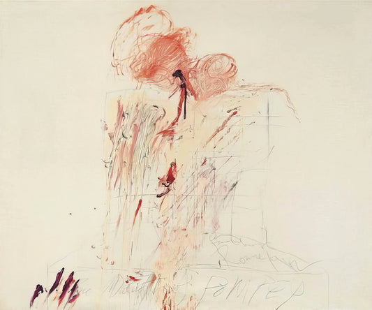 Cy Twombly Print: A Collector's Guide to the Artist's Iconic Works on Paper - Death of Pompey  Rome  by Cy Twombly