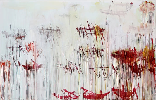 Cy Twombly Red Painting: The Emotional Power of Color in Abstract Expressionism - Lepanto, Part IX by Cy Twombly