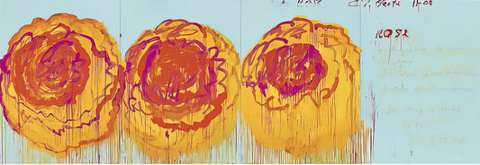 Cy Twombly: Deciphering the Poetic Language of a Modern Master - The Rose  I  by Cy Twombly