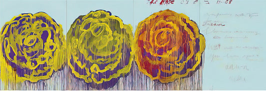 Cy Twombly: The Artsy Maverick Who Redefined Abstract Expressionism - The Rose  III  by Cy Twombly