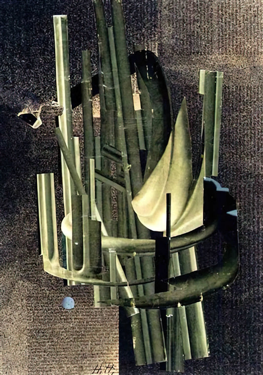 Dada Ernst & Hannah Höch: The Radical Visionaries of Photomontage - RAUMFAHRT 1956 by Hannah Hoch