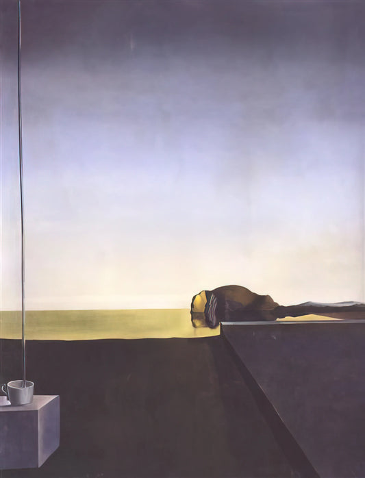 Dali Fake Prints: How to Identify Authentic Salvador Dalí Art Prints - THE TRUE PAINTING OF THE ISLE OF THE DEAD BY ARNOLD B%C3%B6CKLIN AT THE HOUR OF THE ANGELUS by Salvador Dali