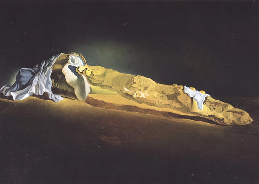 Dali and Gala: The Surrealist Muse and Her Master - ORDINARY FRENCH LOAF WITH TWO FRIED EGGS by Salvador Dali