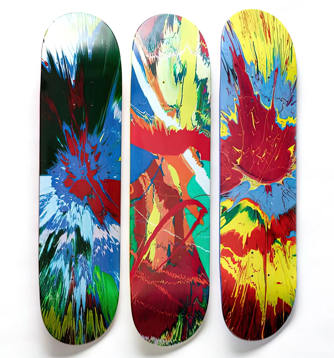 Damien Hirst Print for Sale: A Collector's Guide to Acquiring Iconic Contemporary Art - SUPREME SKATE DECKS by Damien Hirst