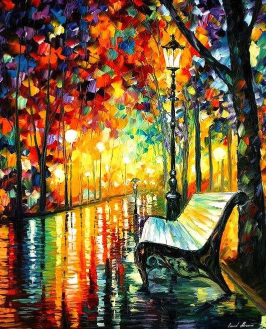 David Afremov: The Master of Vibrant Palette Knife Impressionism - Leonid Afremov by Leonid Afremov