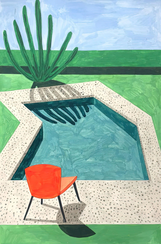 David Hockney's Most Famous Paintings: A Masterclass in Light, Color, and Perspective - David Hockney by David Hockney
